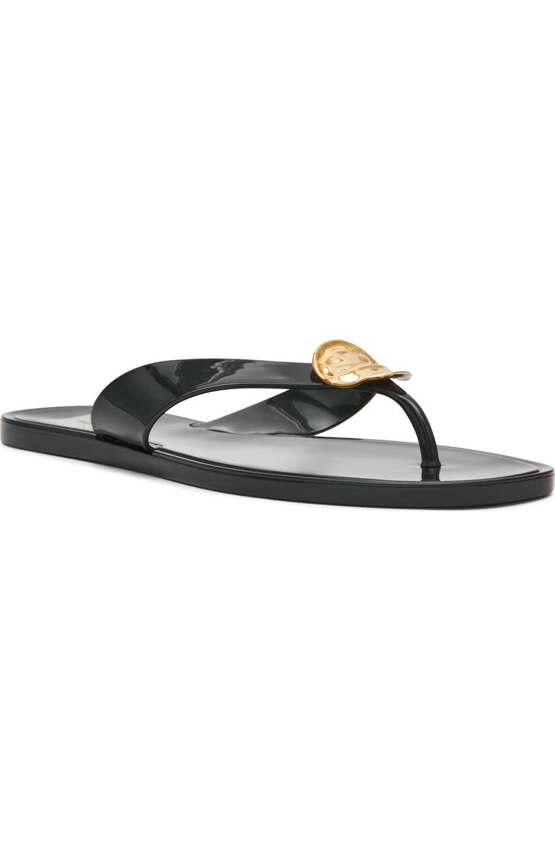 DV by Dolce Vita Jespar Flip Flop Sandal, Main, color, Black Shiny