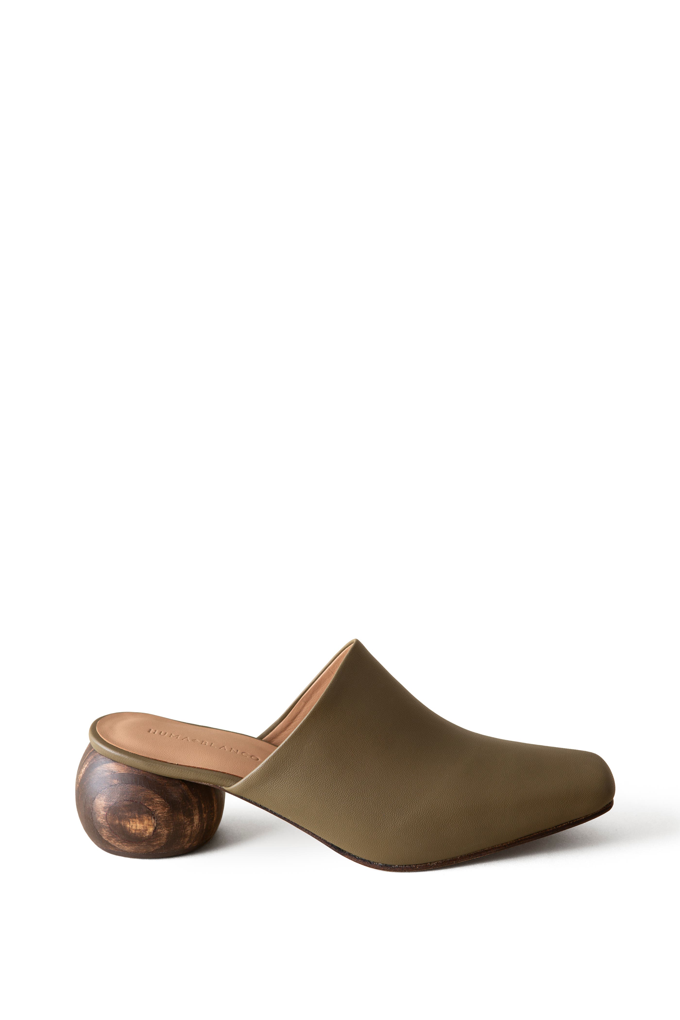 Huma Blanco Mina Mule, Alternate, color, Olive