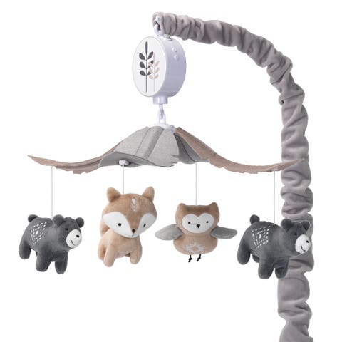 Woodland Forest Musical Baby Crib Mobile Soother Toy