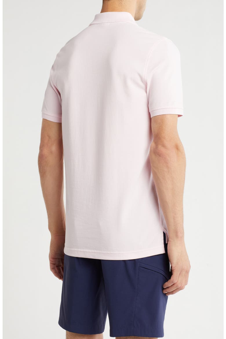 Cotton Piqué Knit Polo, Alternate, color, PINK