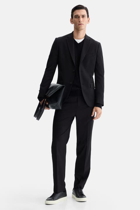 Regular-fit suit pants