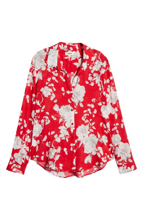L AGENCE L'AGENCE HOLLY FLORAL PRINT BUTTON-UP SHIRT 