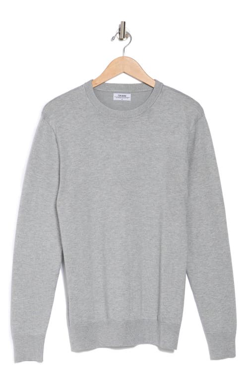 Tom Baine Solid Crewneck Pullover In Grey