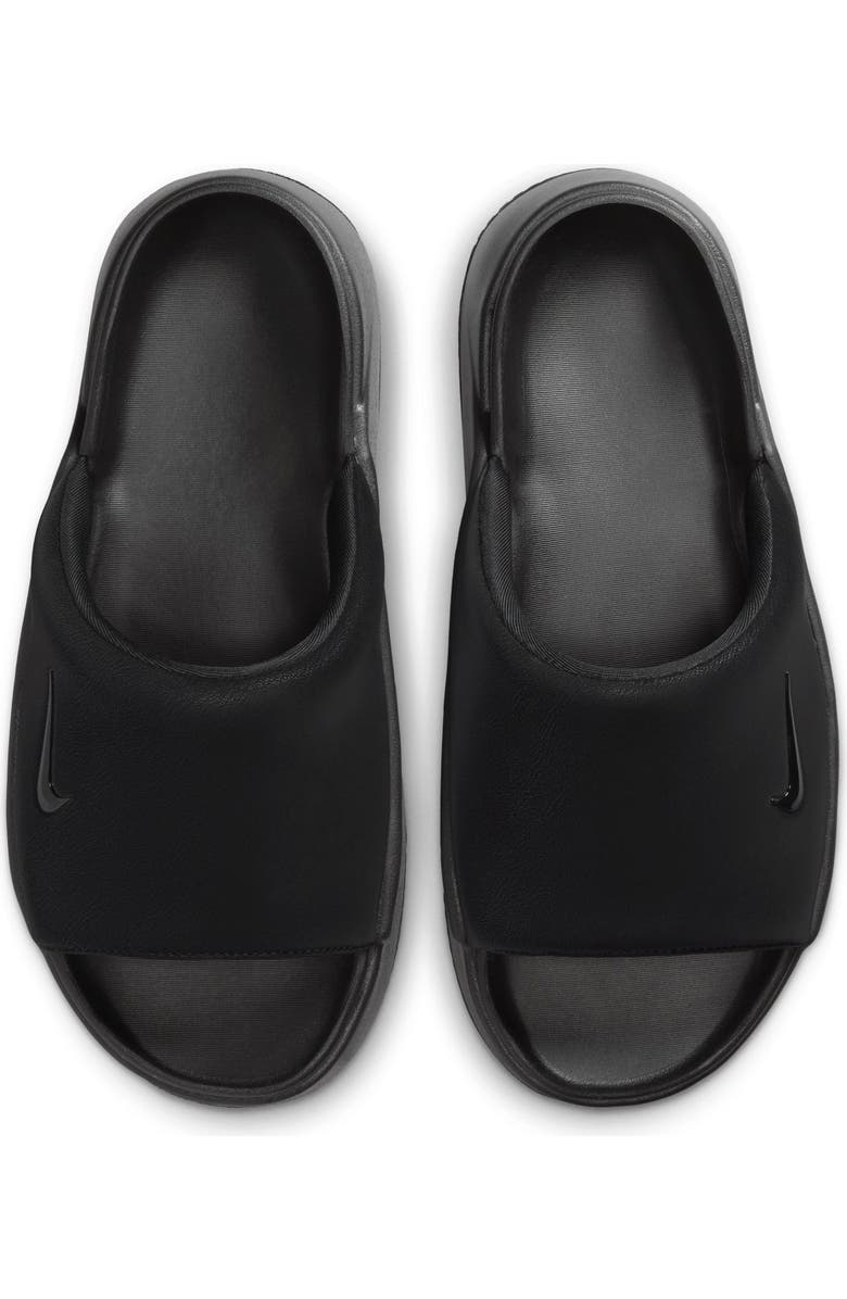 Nike Calm Elevation Platform Slide, Alternate, color, Black/ Black