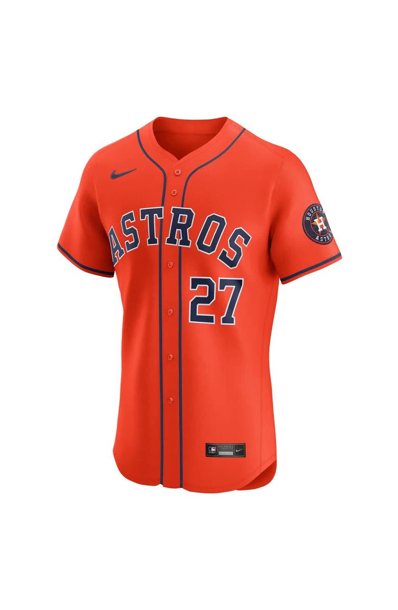 Nike Men's Nike Jose Altuve Orange Houston Astros Alternate Elite Player Jersey, Alternate, color, Orange