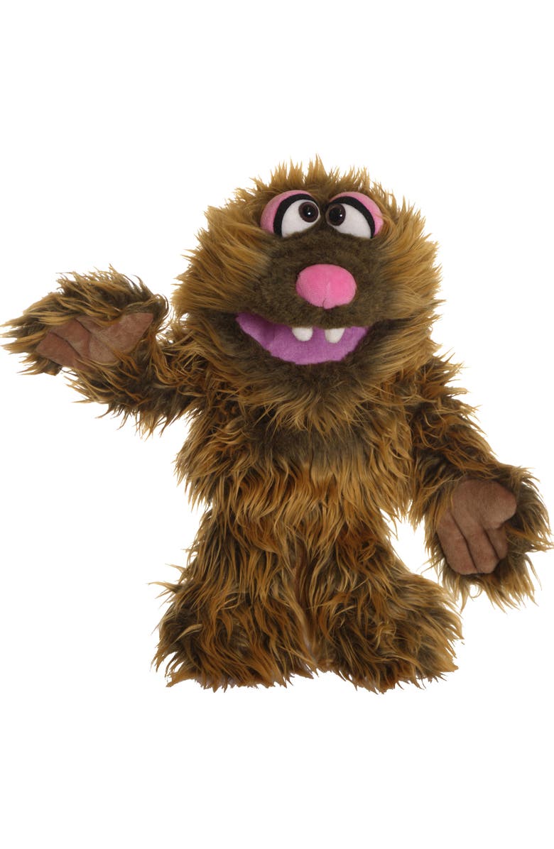 Living Puppets Fran The Brown Friendly Monster 12 Inch Hand Puppet, Main, color, Brown