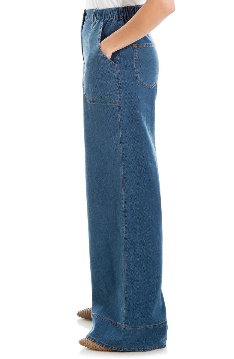 MAX STUDIO Wide Leg Jeans, Alternate, color, Indigo