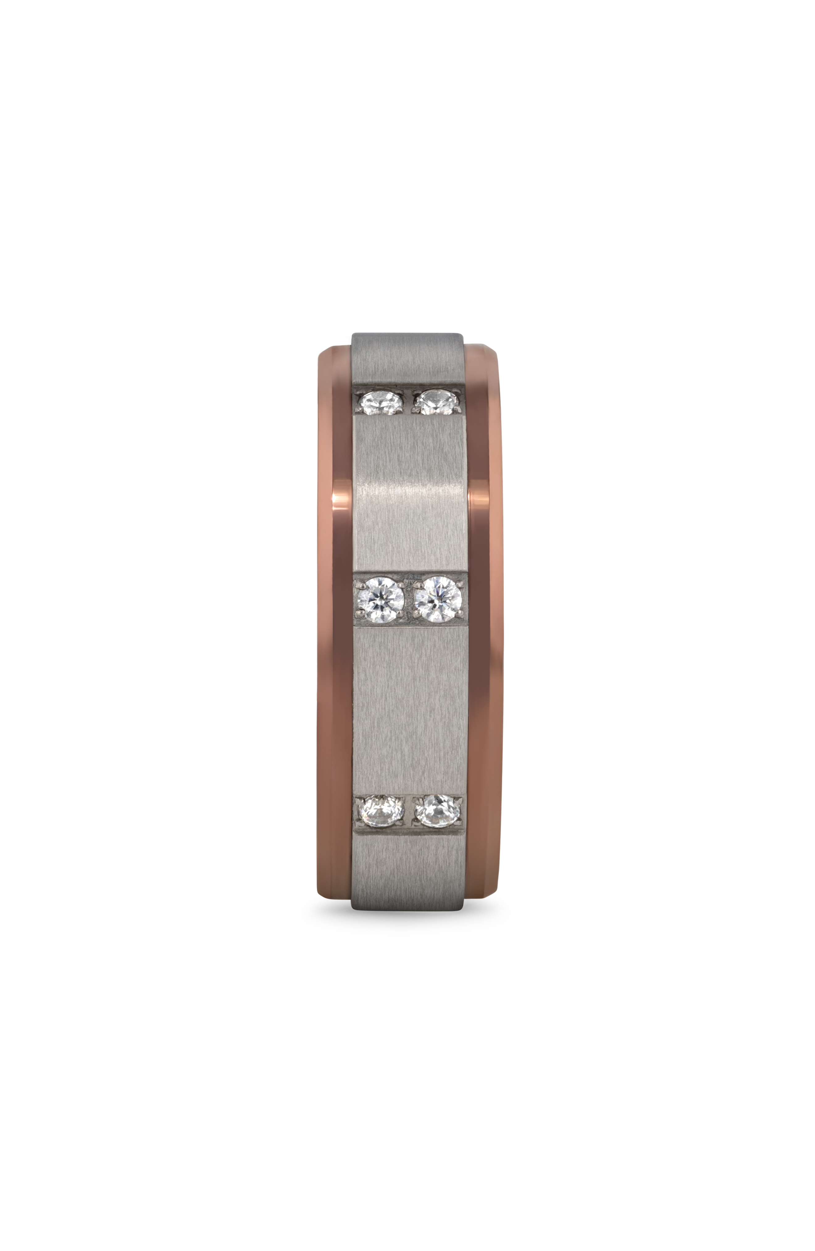 Larson Jewelers Beowulf Raised Center Tungsten Wedding Band (Men ...
