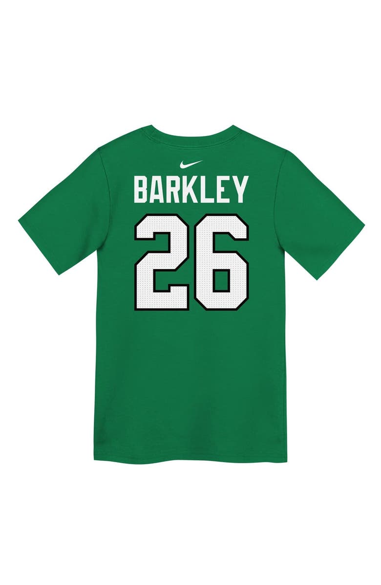 Nike Preschool Nike Saquon Barkley Kelly Green Philadelphia Eagles Player Name & Number T-Shirt, Alternate, color, Kelly Green
