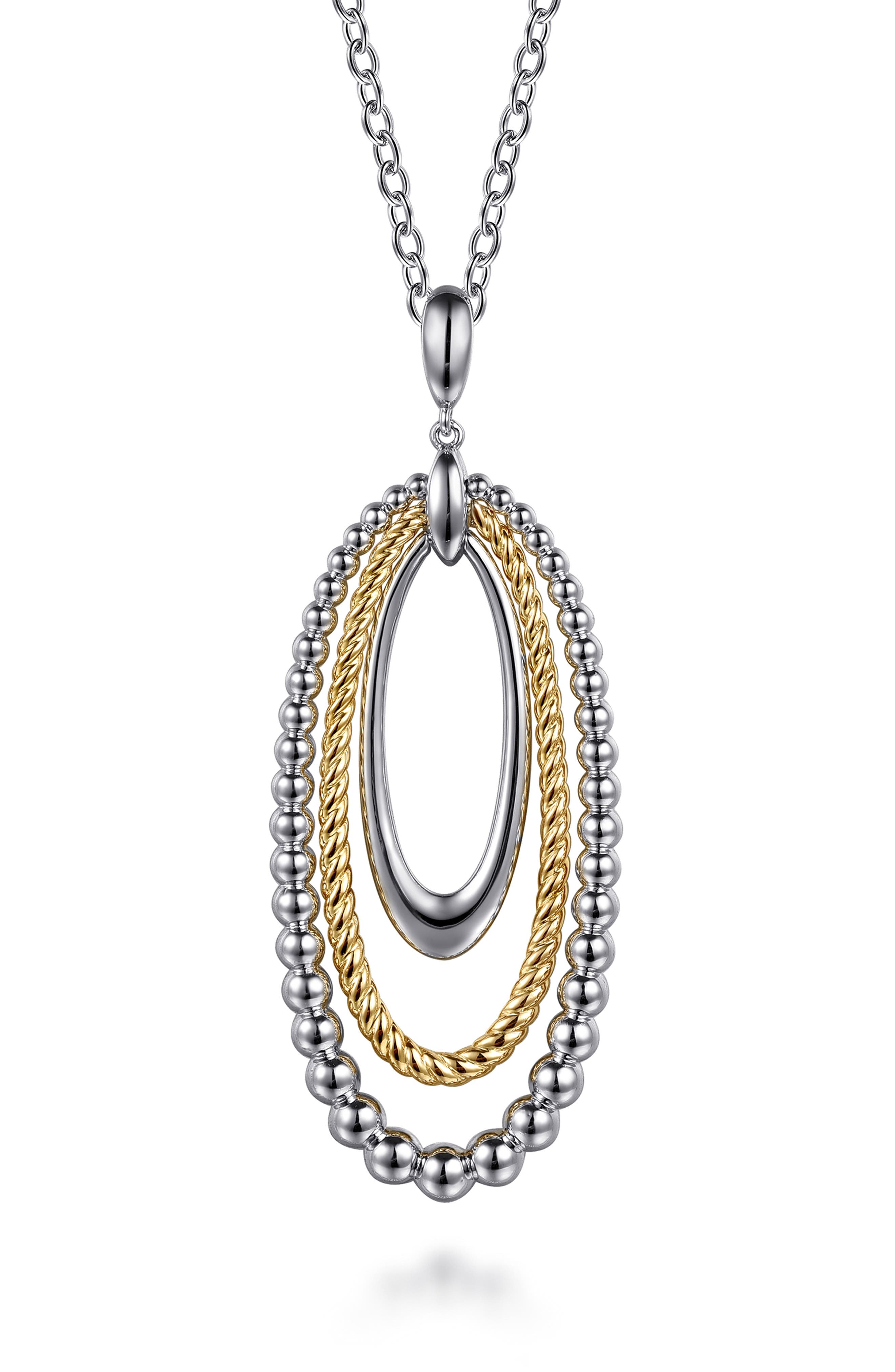 selected SILVER/ 14K YELLOW GOLD