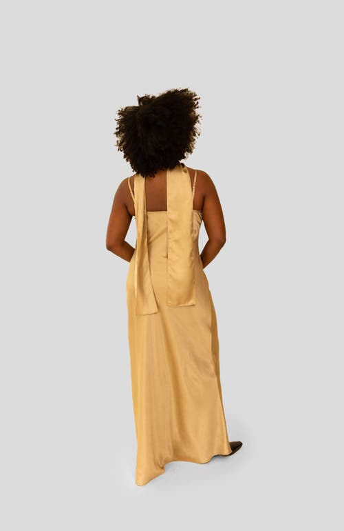 Whimsy + Row Bonnie Dress In Gold