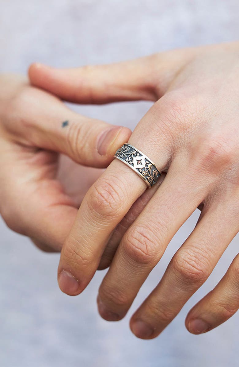 Serge DeNimes Kabuto Band Ring, Alternate, color,