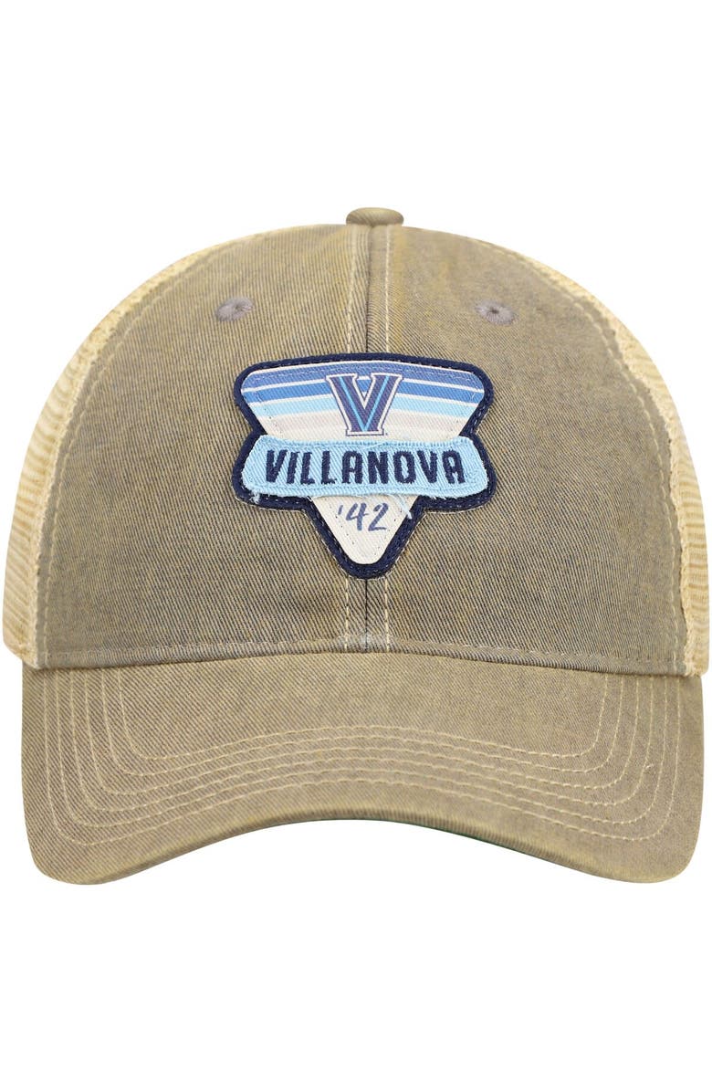 LEGACY ATHLETIC Men's Gray Villanova Wildcats Legacy Point Old Favorite Trucker Snapback Hat, Alternate, color, Gray