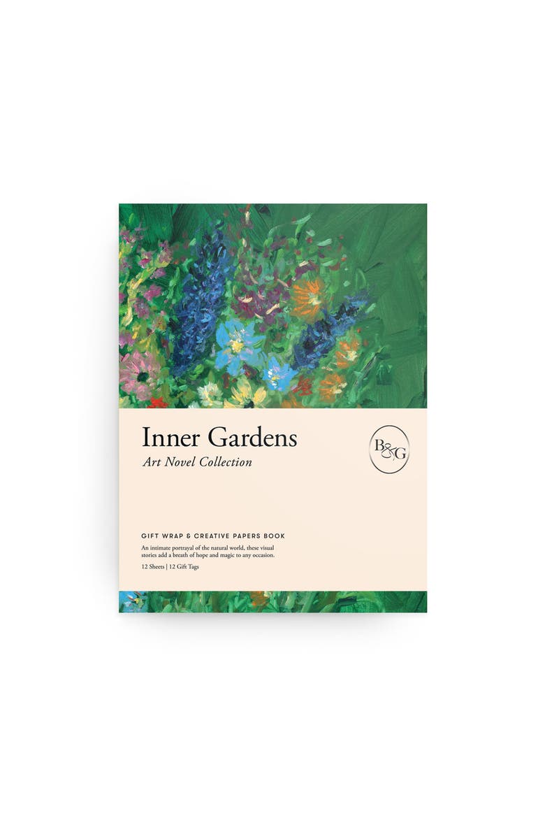 Inner Gardens Gift Wrap & Creative Papers, Main, color, Green