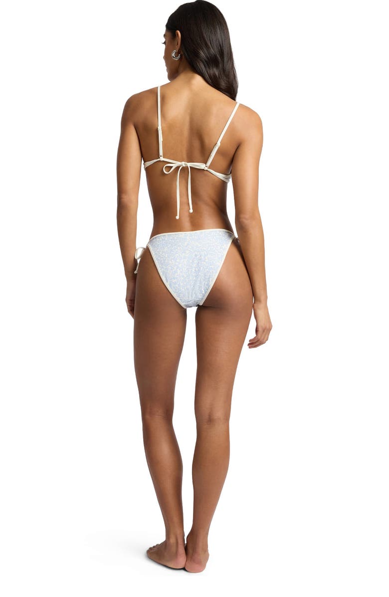 Onia Aimee Adjustable Bikini Top, Alternate, color, Sky/Egret