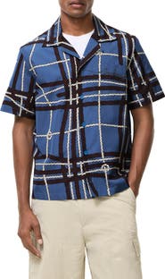 Burberry Relaxed Fit Knot Check Cotton Shirt