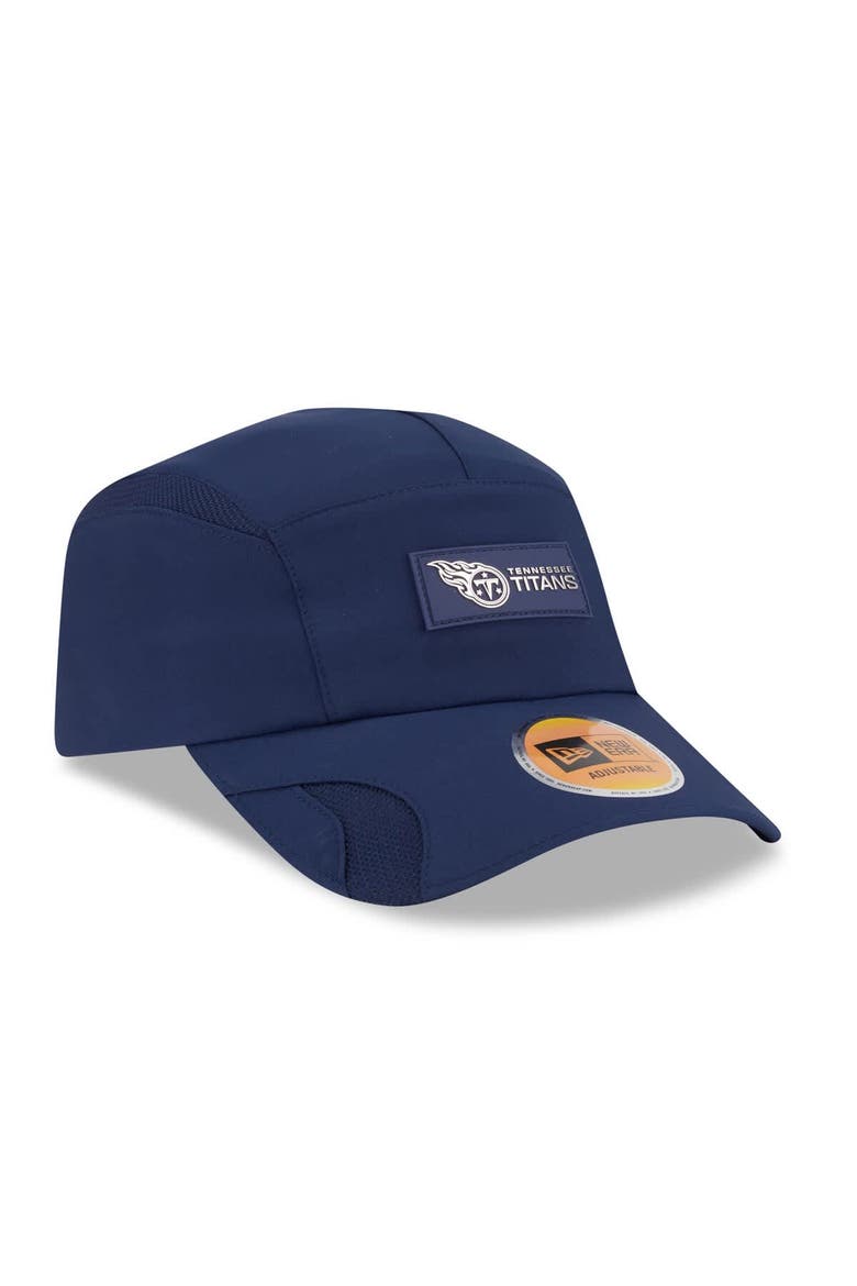 Men's New Era Navy Tennessee Titans 2025 Sideline  Runner Adjustable Hat, Alternate, color, Navy