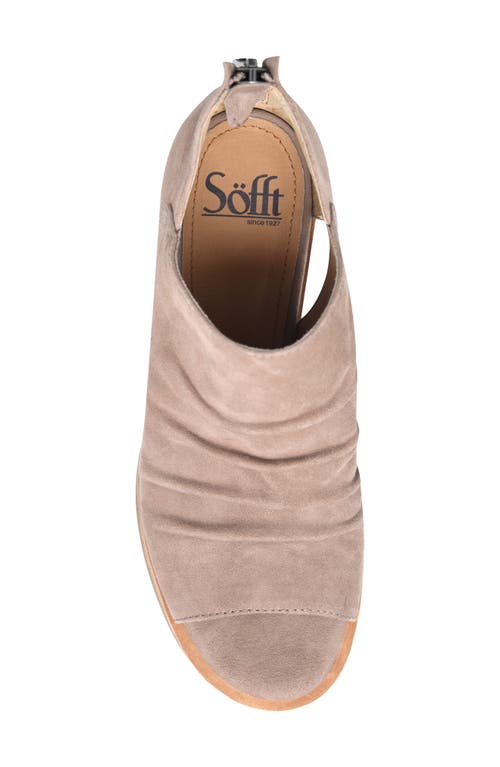Söfft Catelyn Peep Toe Bootie In Animal Print
