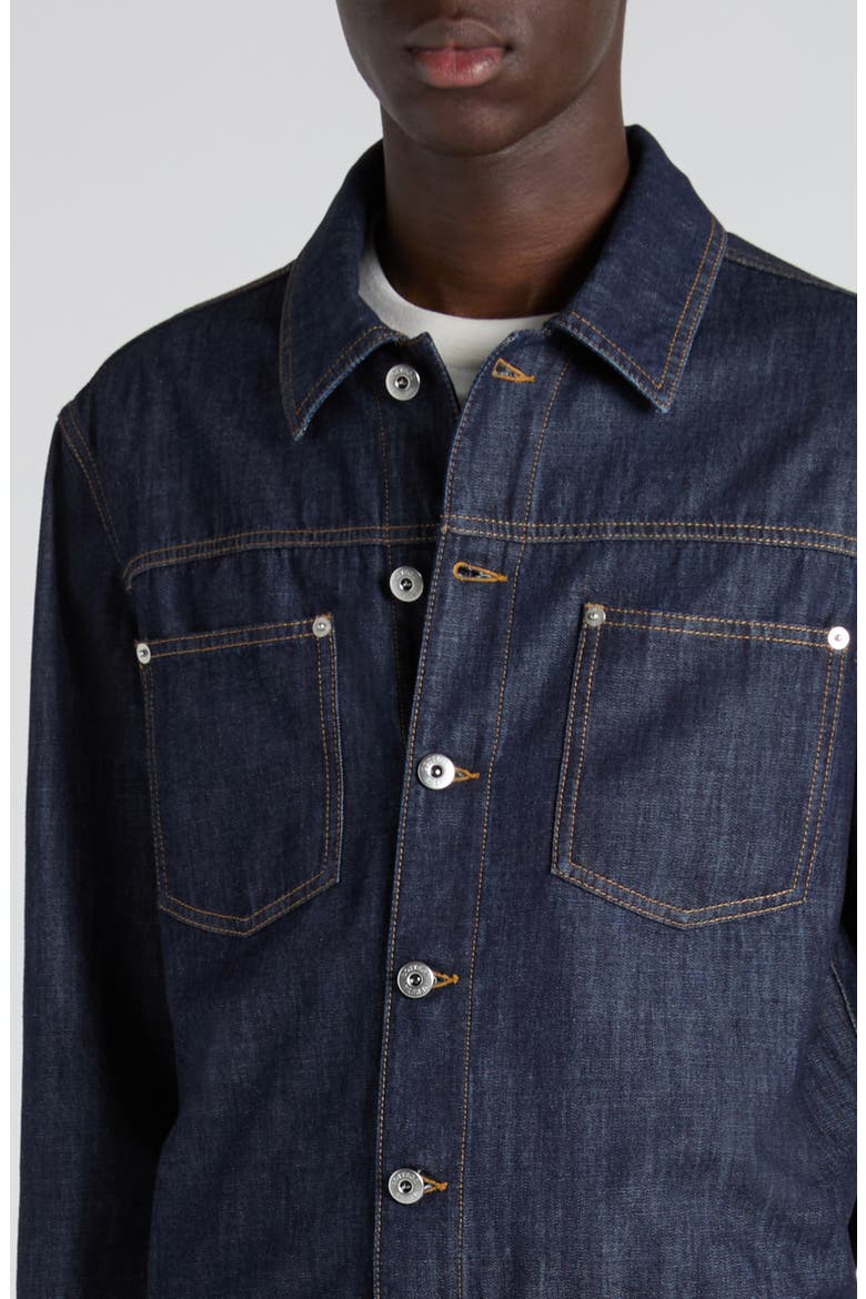 Indigo Wash Denim Trucker Jacket, Alternate, color, 4245 INDIGO