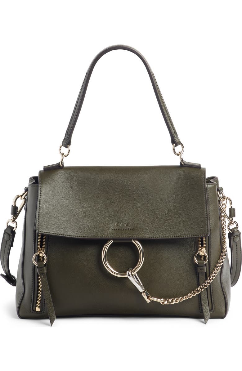 Chloé Medium Faye Leather Shoulder Bag, Main, color,