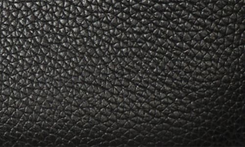 Tory Burch Romy Zip Top Leather Crossbody Bag In Black