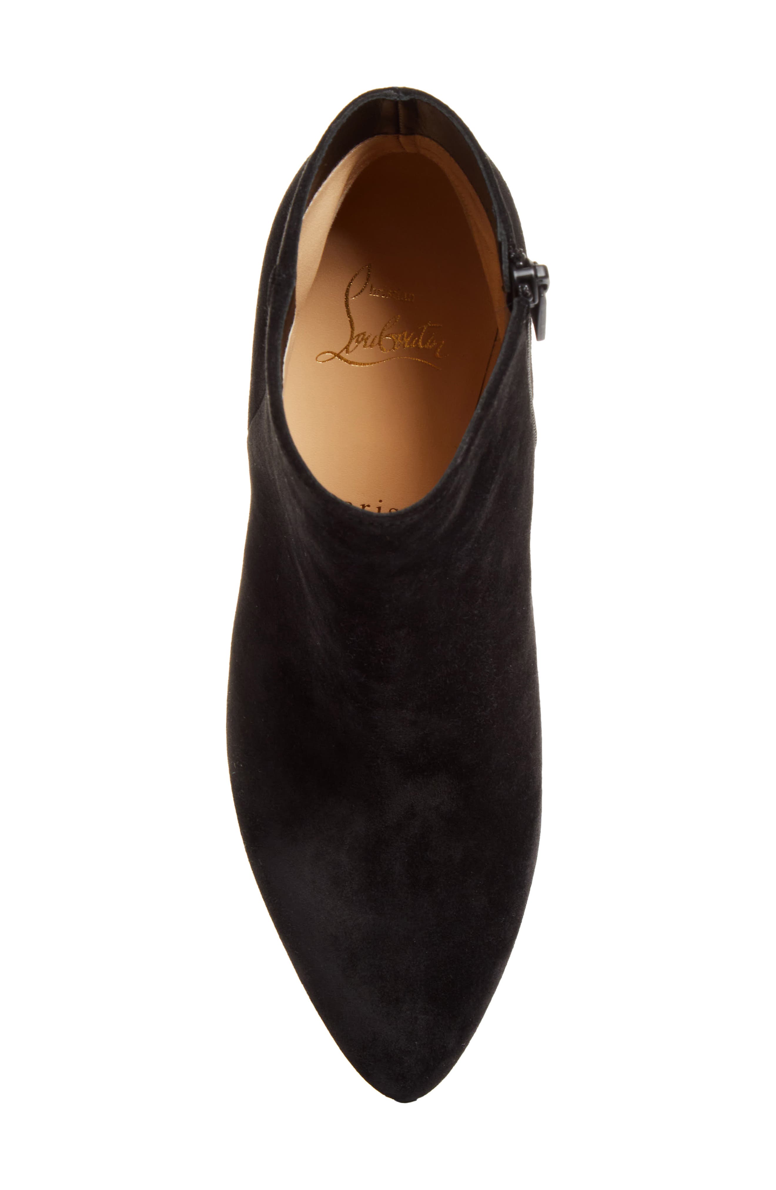 Christian Louboutin Fannylove Bootie, Alternate, color, Black