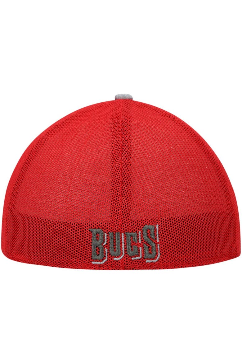 Men's '47 Heathered Gray/Red Tampa Bay Buccaneers Motivator Flex Hat, Alternate, color, Heather Gray