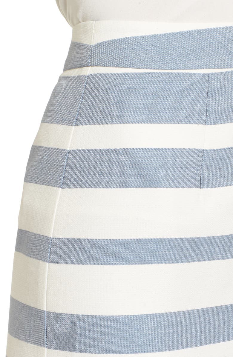 Halogen<sup>®</sup> Stripe Pencil Skirt, Alternate, color,
