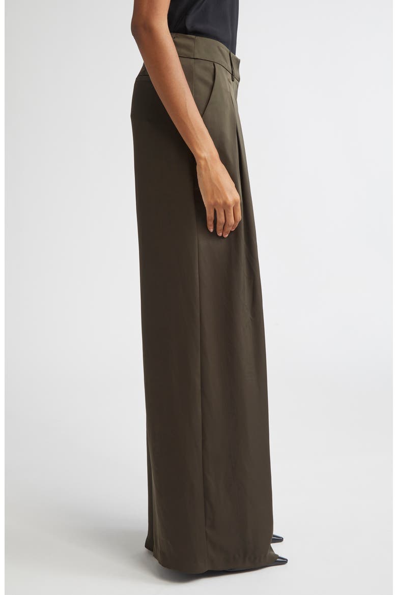 Oscar Pleated Pants, Alternate, color, DEEP OLIVE