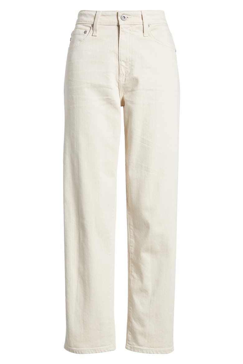 Rian High Waist Ankle Straight Leg Jeans, Alternate, color, 1 YEAR OPAL STONE