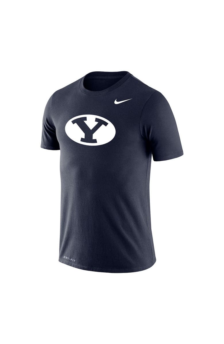 Nike Men's Nike Navy BYU Cougars School Logo Legend Performance T-Shirt, Alternate, color,