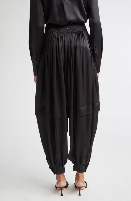 Zimmermann Hypnotic Silk Harem Pants In Black