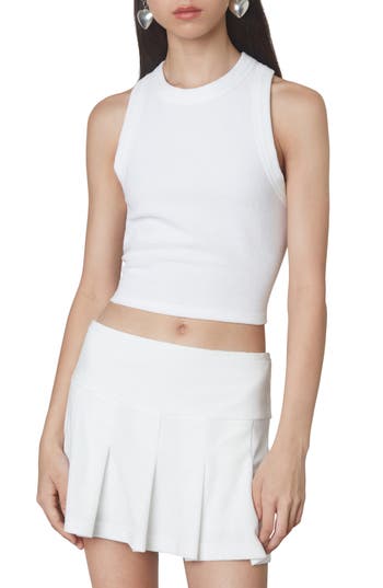 Nia Lucerne Terry Tank Top In White
