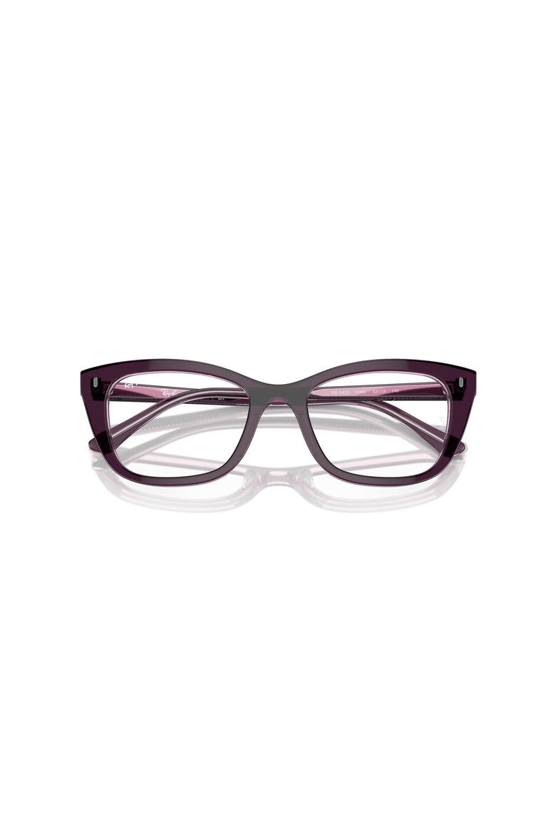 50mm Rectangle optical glasses, Alternate, color, Violet