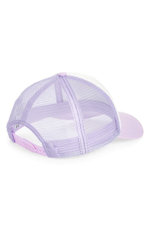 The Accessory Collective Kids' Lake Life Trucker Hat In Purple