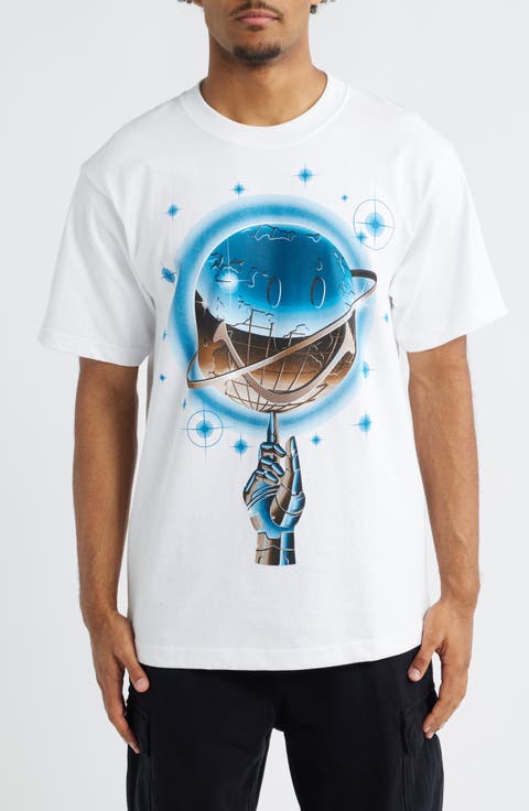 SMILEY® Chrome Logo Cotton Graphic T-Shirt (Nordstrom Exclusive)