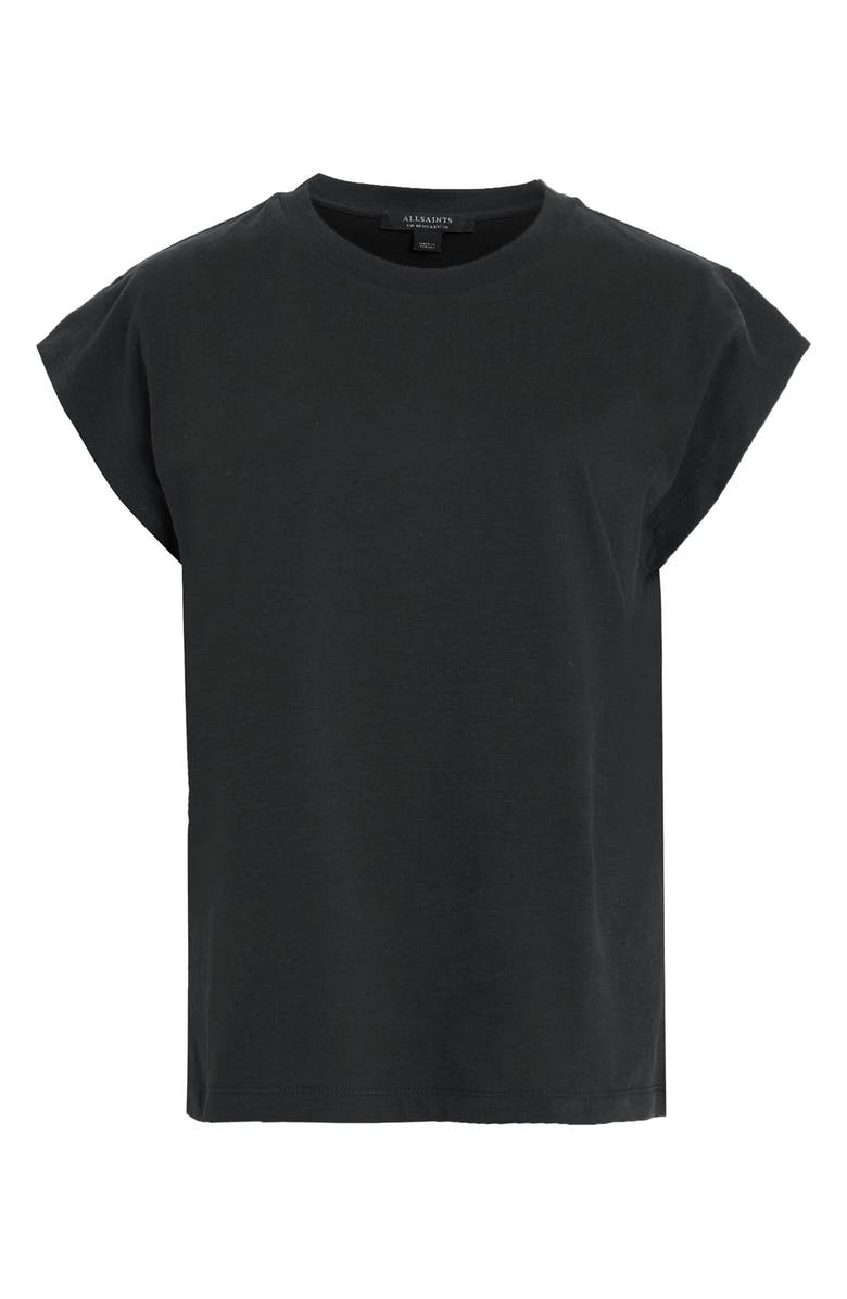 AllSaints Rue Slit Sleeve Cotton T-Shirt, Alternate, color,