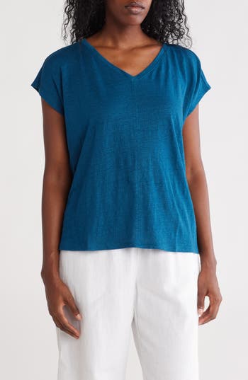 Eileen Fisher V-neck Dolman Sleeve Top