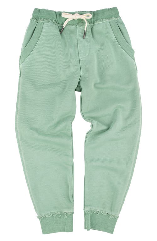 Miki Miette Kids' Ziggy French Terry Joggers in Spruce 