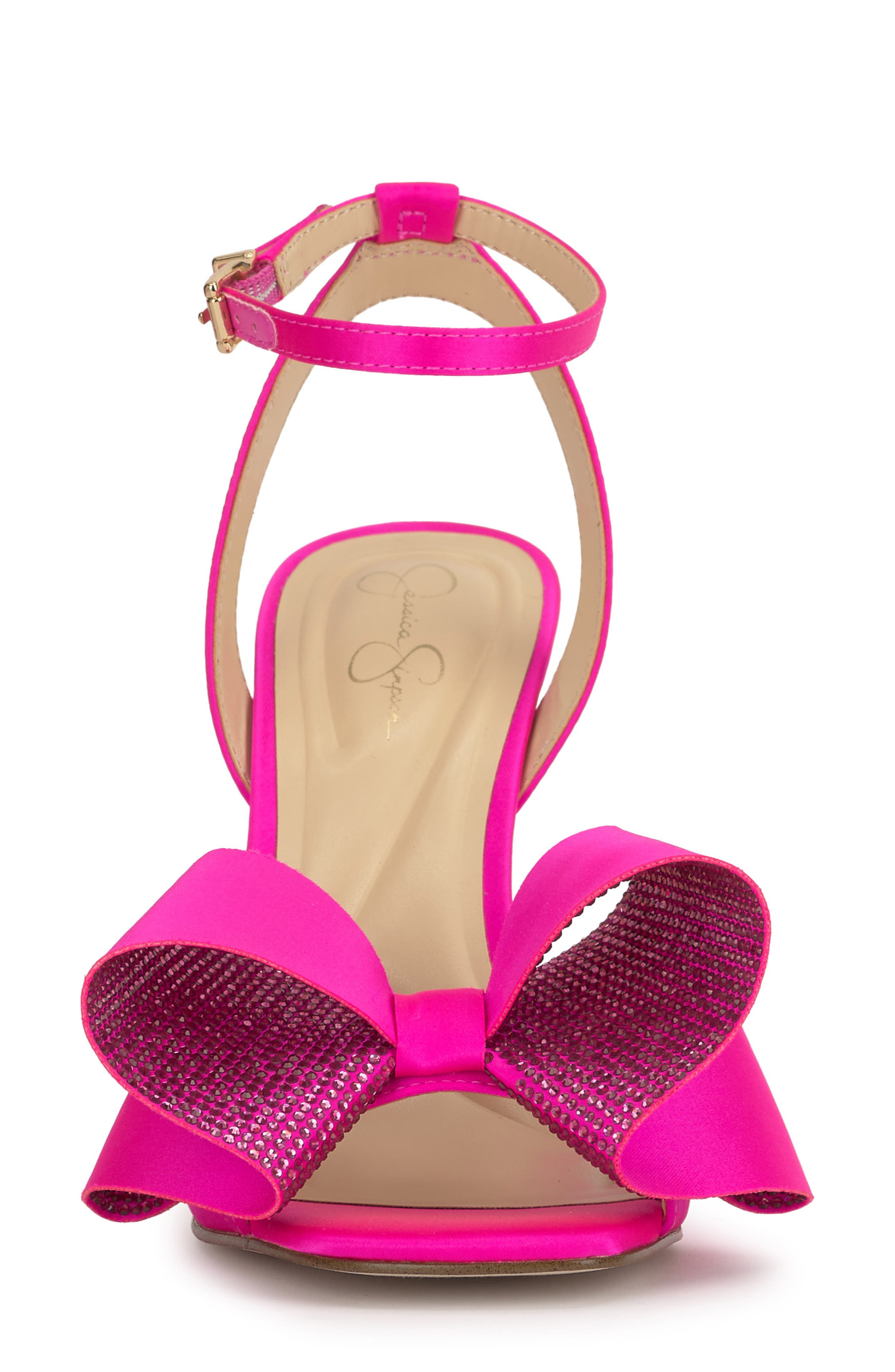 Jessica Simpson Olivine Ankle Strap Sandal, Alternate, color, Valley Pink Matte Satin