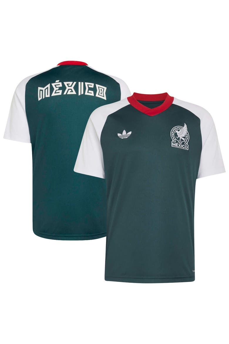 Men's adidas Green Mexico National Team 2026 Pre-Match Top, Main, color, Green