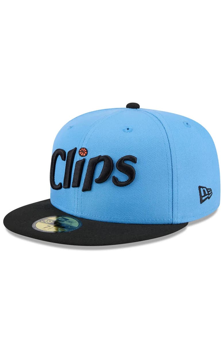 New Era Men's New Era  Light Blue LA Clippers 2024/25 City Edition 59FIFTY Fitted Hat, Alternate, color, 