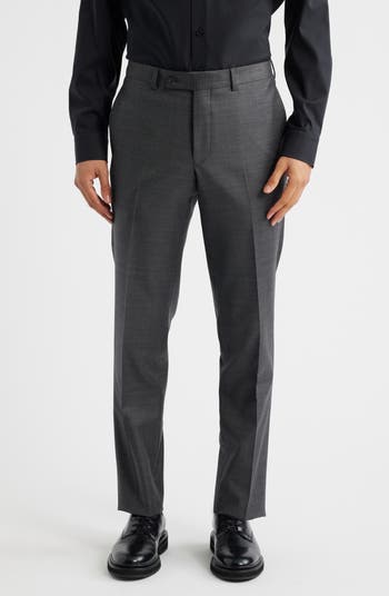 Jack Victor Stacie Trim Fit Solid Grey Stretch Super 110s Suit
