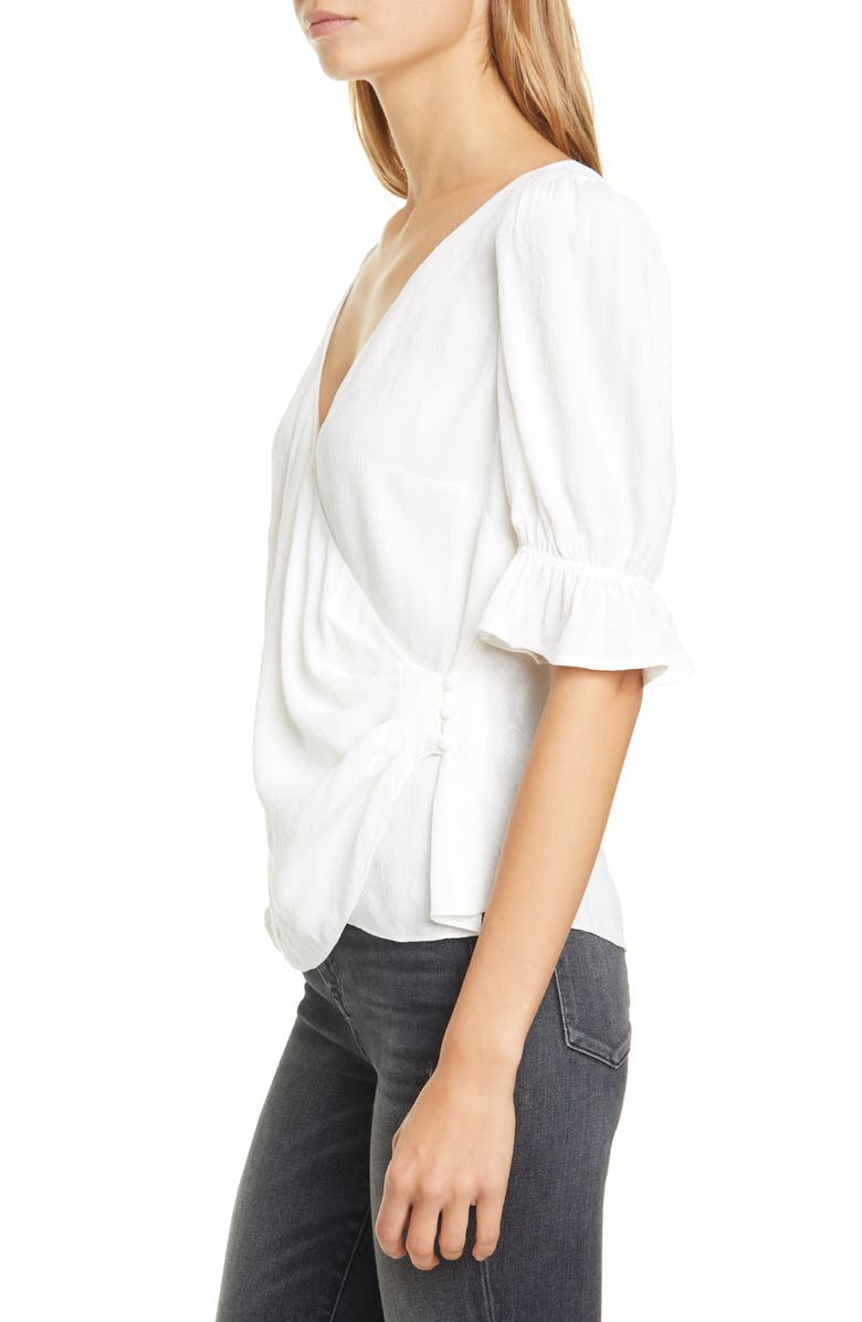Cinq à Sept Theo Wrap Top, Alternate, color,
