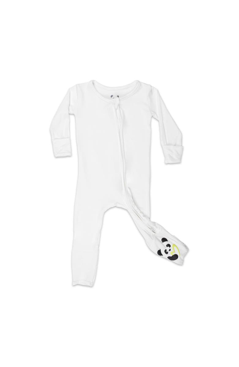 Bellabu Bear Solid Convertible Footie, Main, color, Milk White