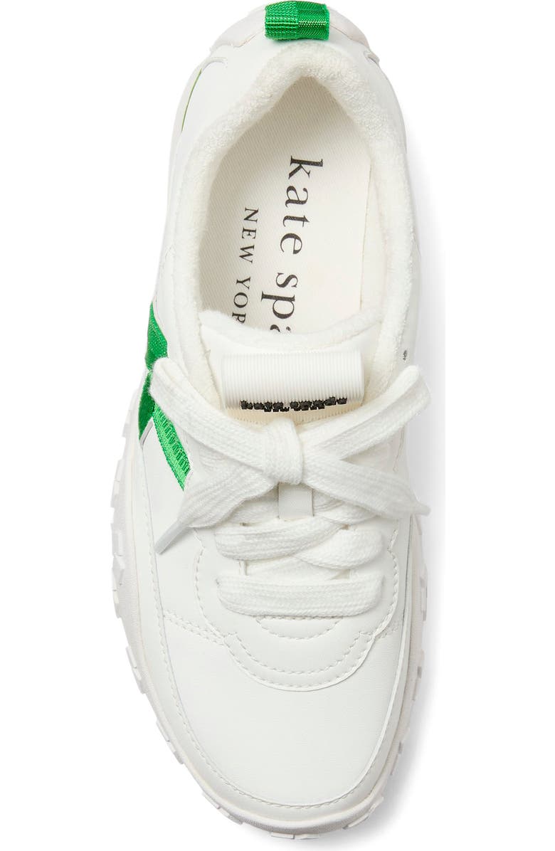 Kate Spade New York k as in kate leather sneaker, Alternate, color,