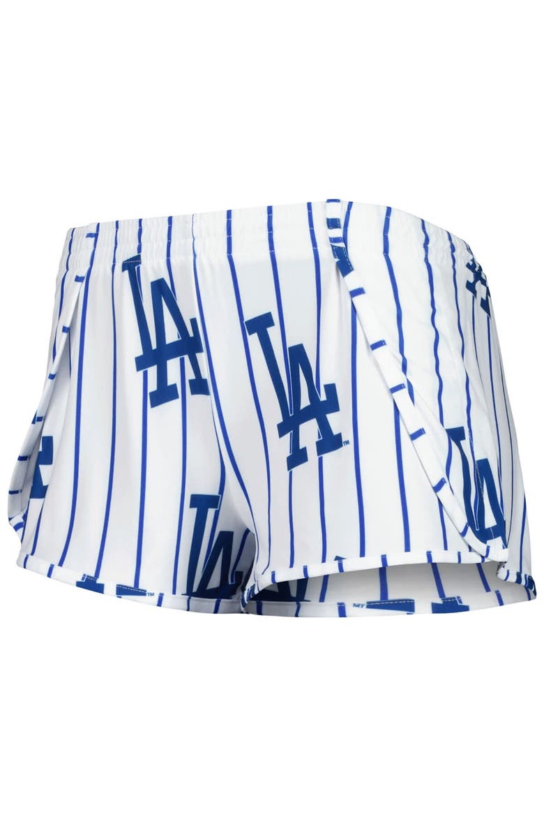 Women's Concepts Sport White Los Angeles Dodgers Reel Allover Print Tank Top & Shorts Sleep Set, Alternate, color, White