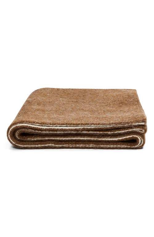 Varley Deville Plated Scarf In Brown