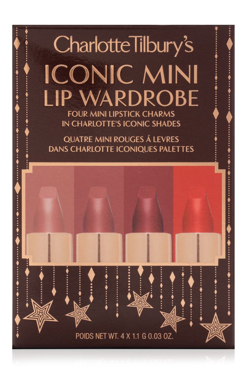 Charlotte Tilbury Iconic Mini Matte Revolution Lipstick Wardrobe, Main, color, 