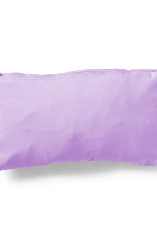 Lands' End Squall Packable Waterproof Raincoat In Lilac Petal